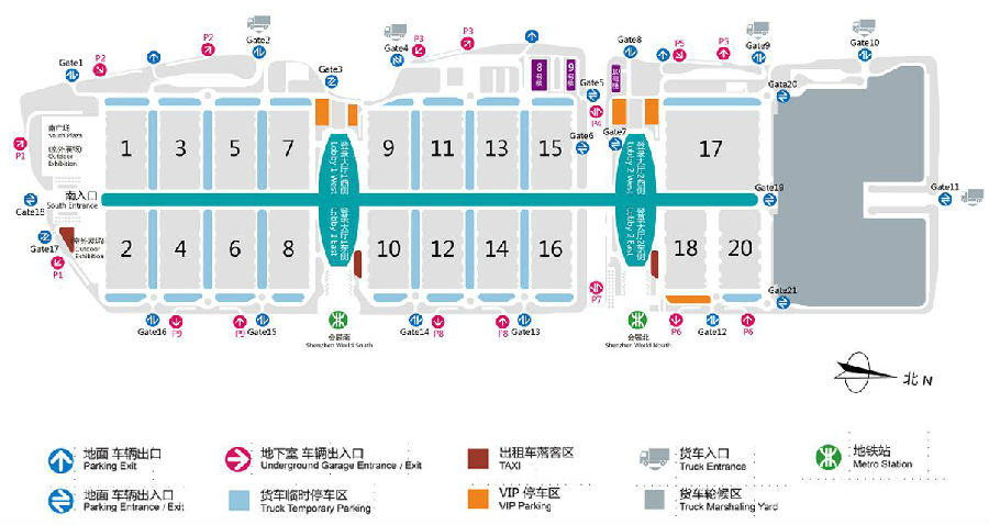 深圳福田会展中心地图图片